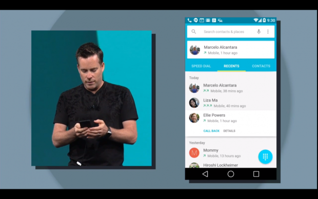 Google stellt Android L Preview vor. (Bild: Andreas Sebayang/Golem.de)